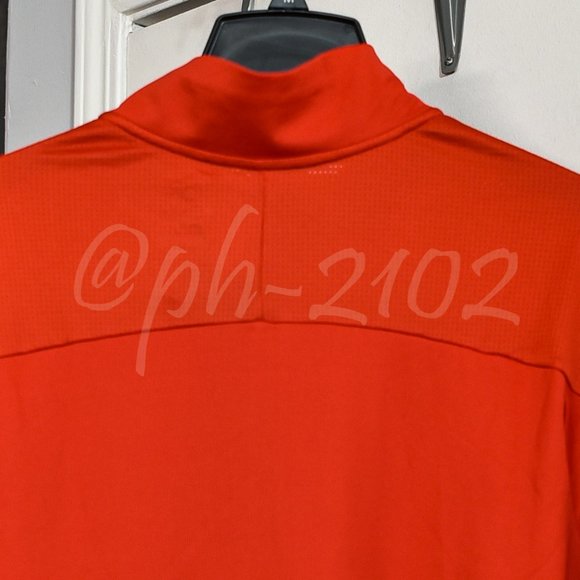 Nike Dri-FIT Men's 1/2-Zip Running Top RED - Picture 4 of 8